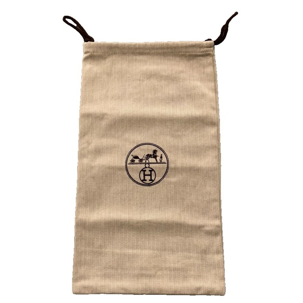 Hermes Dustbag Shoe Or‎ Wallet Protection Drawstring Bag 8.5x15.5 Storage Gift